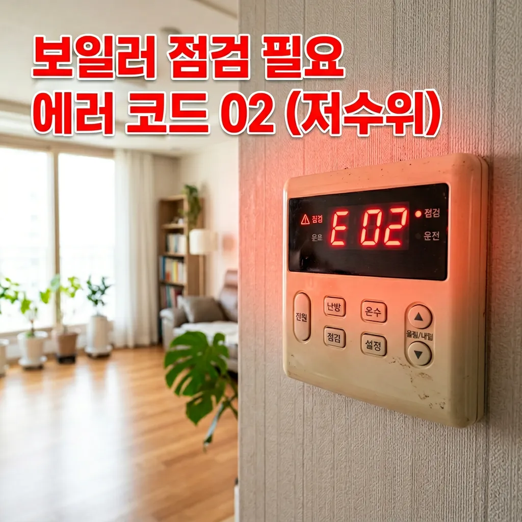 경동나비엔 보일러 에러코드 02 의사화염 원인과 조치 방법
