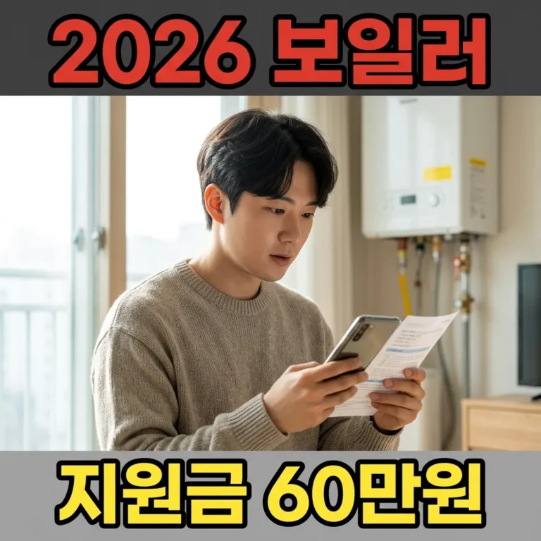 2026 친환경 보일러 지원금 신청 방법 총정리｜최대 60만원 받는 절차