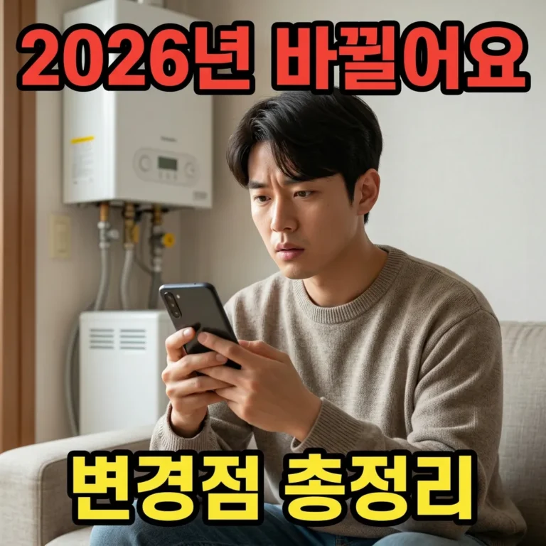 2026년 보일러 보조금 종료, 히트펌프 지원 전환 총정리